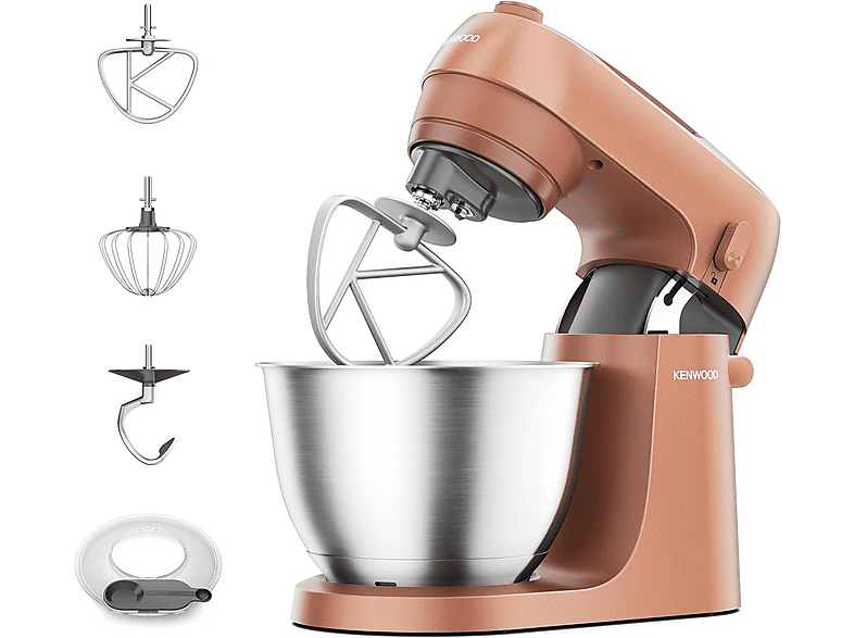 KENWOOD Go KZM35.000RD Küchenmaschine Clay Red (Rührschüsselkapazität: 4 l, 800 Watt)