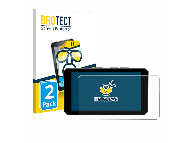 Brotect Pellicola 3D Full Cover Per Chigee AIO-6 Max – 2 Pezzi, Curvo, Anti-Graffio, Made In Germany