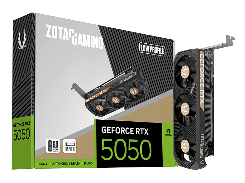 ZOTAC  GAMING GeForce RTX 5050 Low Profile (NVIDIA, Grafikkarte)