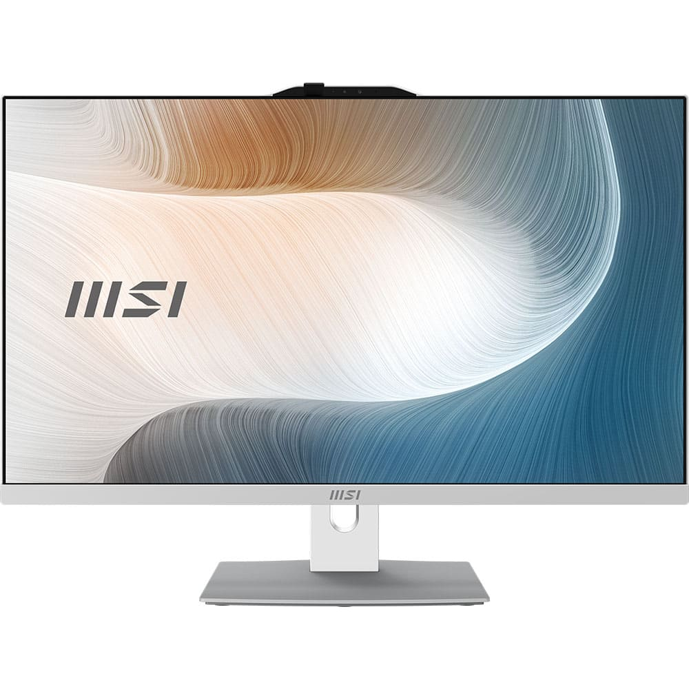 MSI Modern AM272P 12M-1255XTR i5-1235U 16 GB 500 GB 27 inç FreeDOS All In One Bilgisayar Beyaz