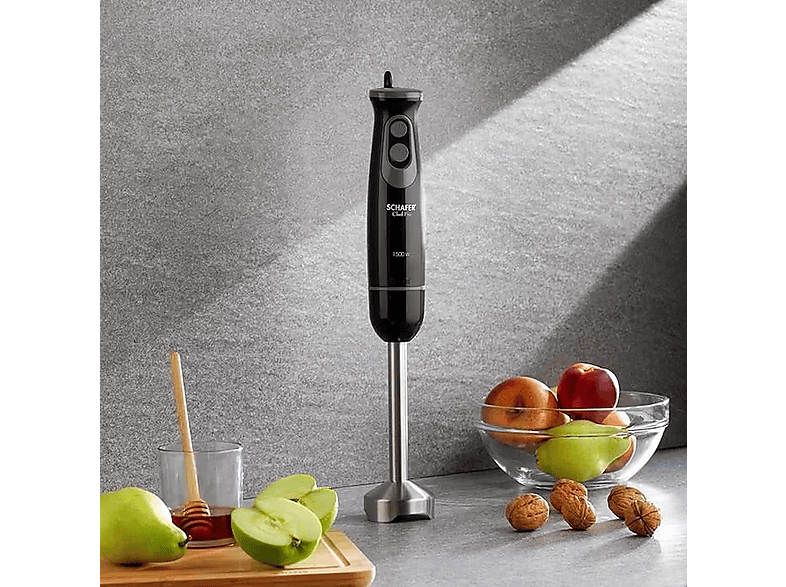 SCHAFER Chef Pro Çubuk 1500 W El Blenderı Siyah