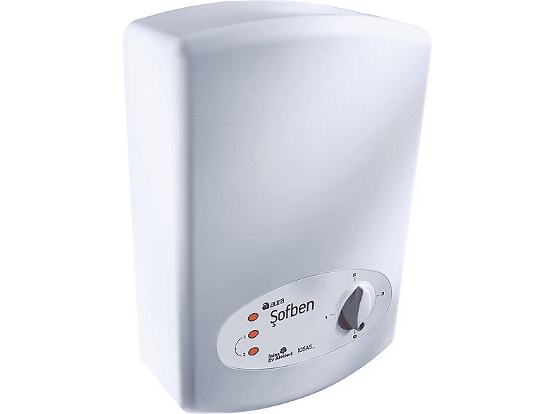 AURA 105A5 Elektrikli Banyo Şofben Beyaz