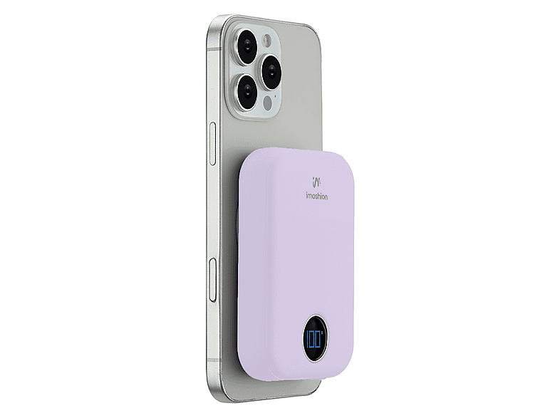 IMOSHION Power Delivery & Quick Charge MagSafe Powerbank 10000 mAh Violett