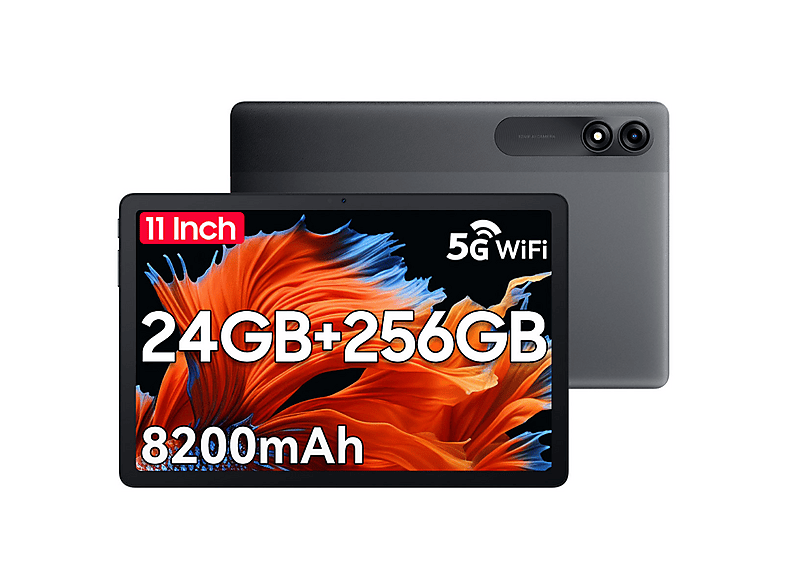 BLACKVIEW Tab 9 WiFi, Tablet, 256 GB, 11 Zoll, Grau