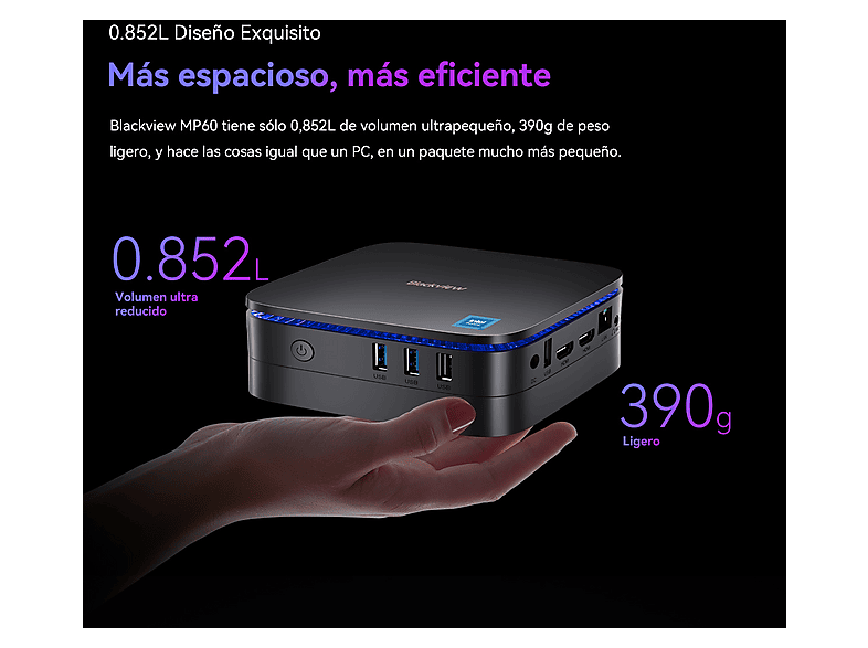 【新品同様】Blackview ミニPC MP60　Intel N150 Amazon.co.jp: 【2025ミニpc Intel N150初登場】Blackview ミニPC MP60