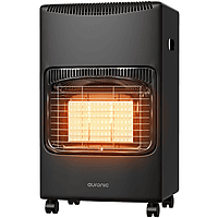 MediaMarkt AURONIC AU3320 - Mobiele Gaskachel - Tot 60m2 Gas Heater Zwart aanbieding
