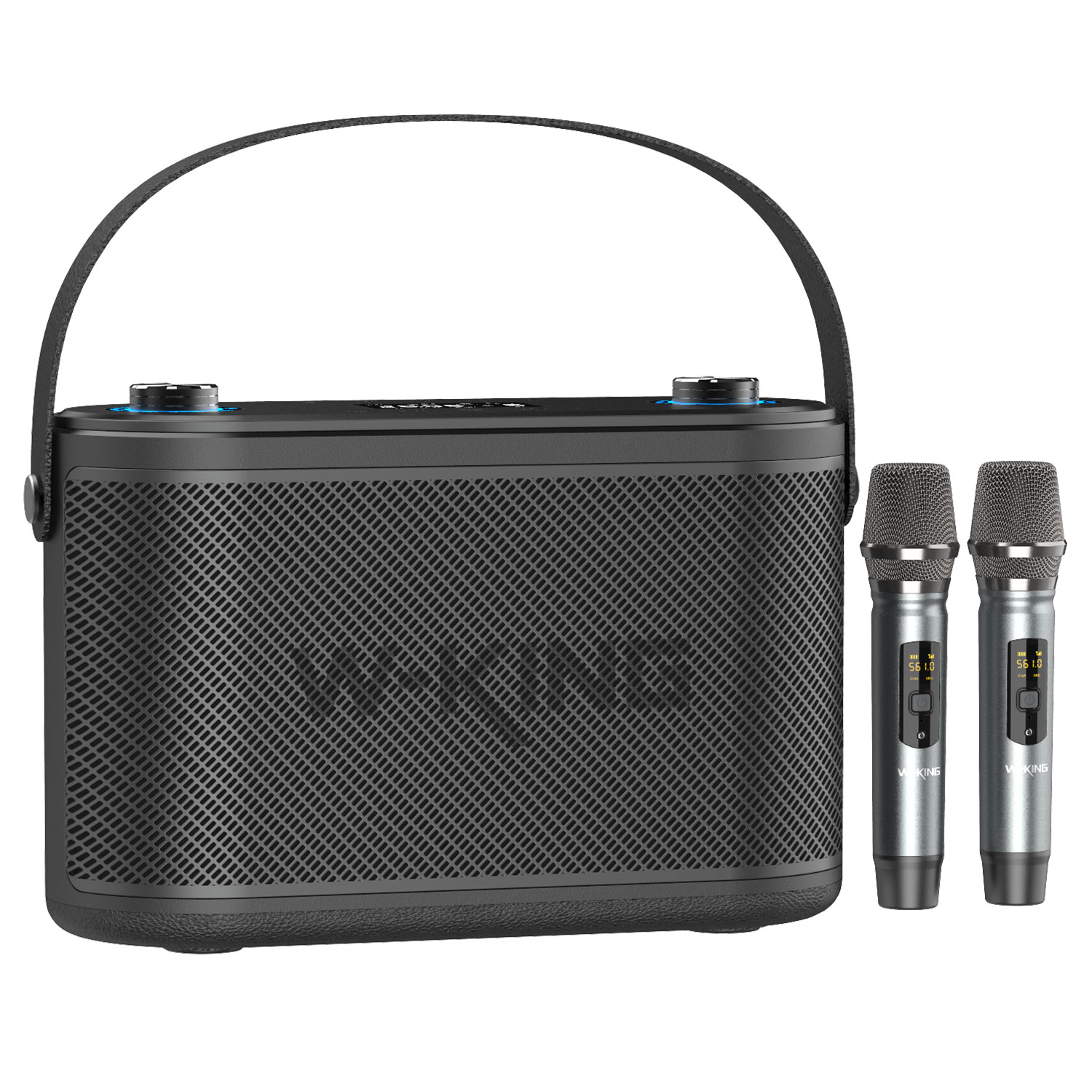 W-KING H10 120W Karaoke Makinesi Boombox Taşınabilir Hoparlör Siyah