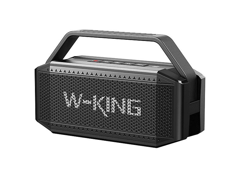W-KING D9-1 60W Ultra Bass Boombox Taşınabilir Hoparlör Siyah