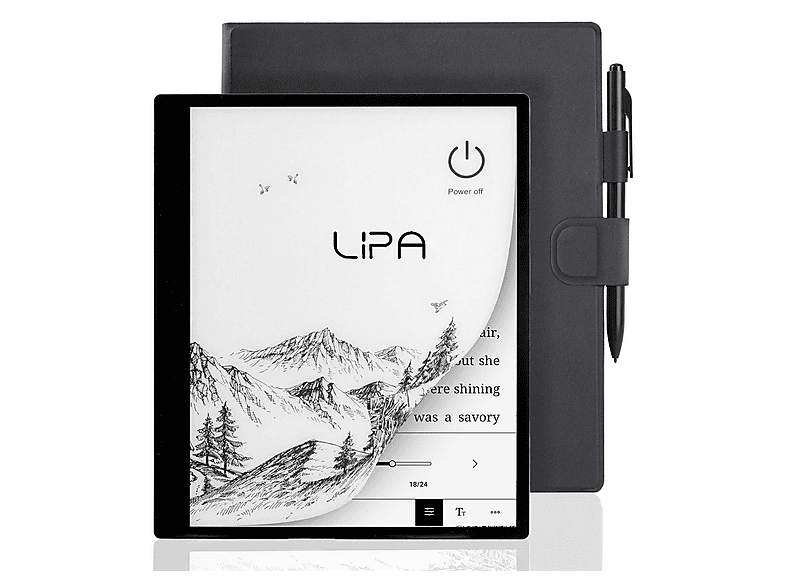 LIPA ET10 64 GB WLAN, Usb c, Wifi E-Reader Schwarz/weiß | MediaMarkt