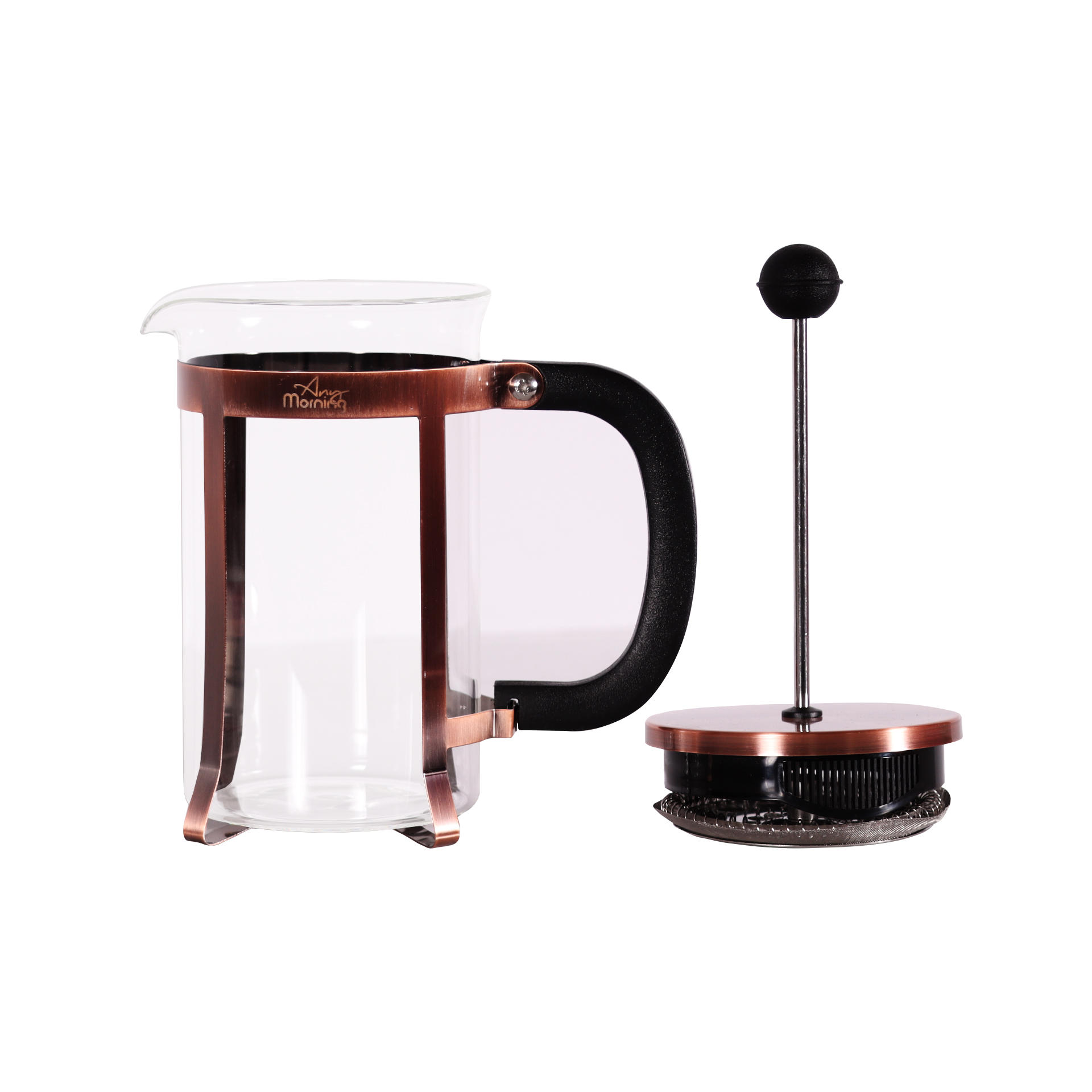 ANY MORNING 600 ml  Paslanmaz Çelik Kahve ve Bitki Çayı Demleme FF120 French Press
