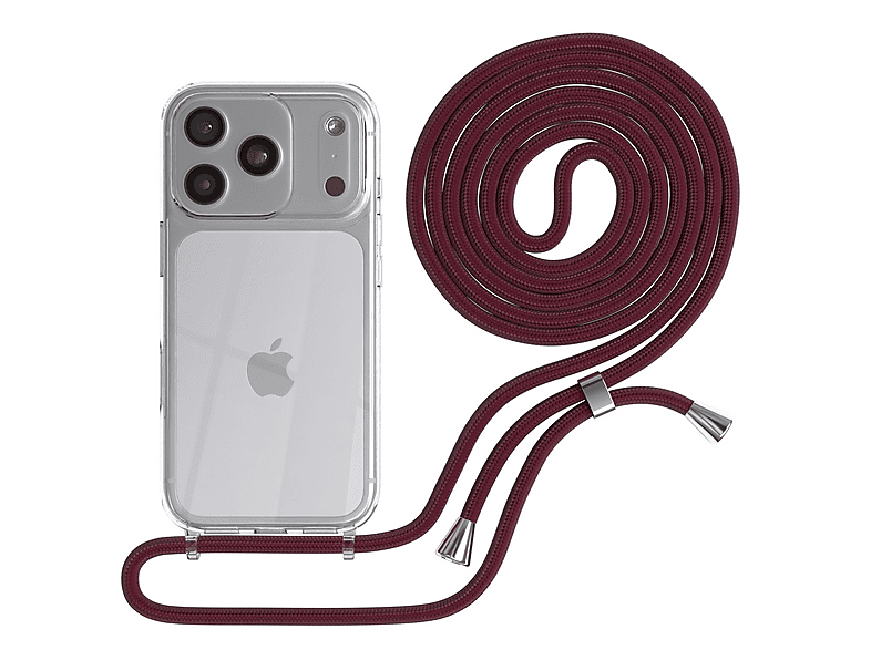EAZY CASE Chain normal, Umhängetasche, Apple, iPhone 17 Pro, Bordeaux ...