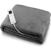 MediaMarkt SANBO Elektrische Deken - 180 x 130 cm - Warmtedeken Warmtedeken Antractiet aanbieding