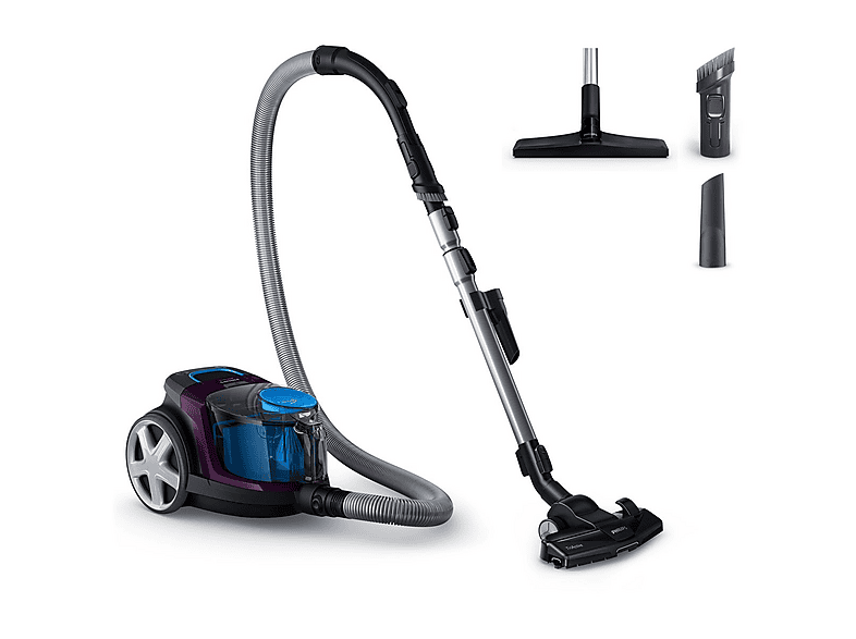 PHILIPS FC9333/09 Zylinder-Vakuum Staubsauger, maximale Leistung: 900 Watt, Magic Purple)