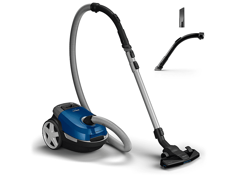 PHILIPS XD3110/09 Zylinder-Vakuum Staubsauger, maximale Leistung: 900 Watt, Königsblau)