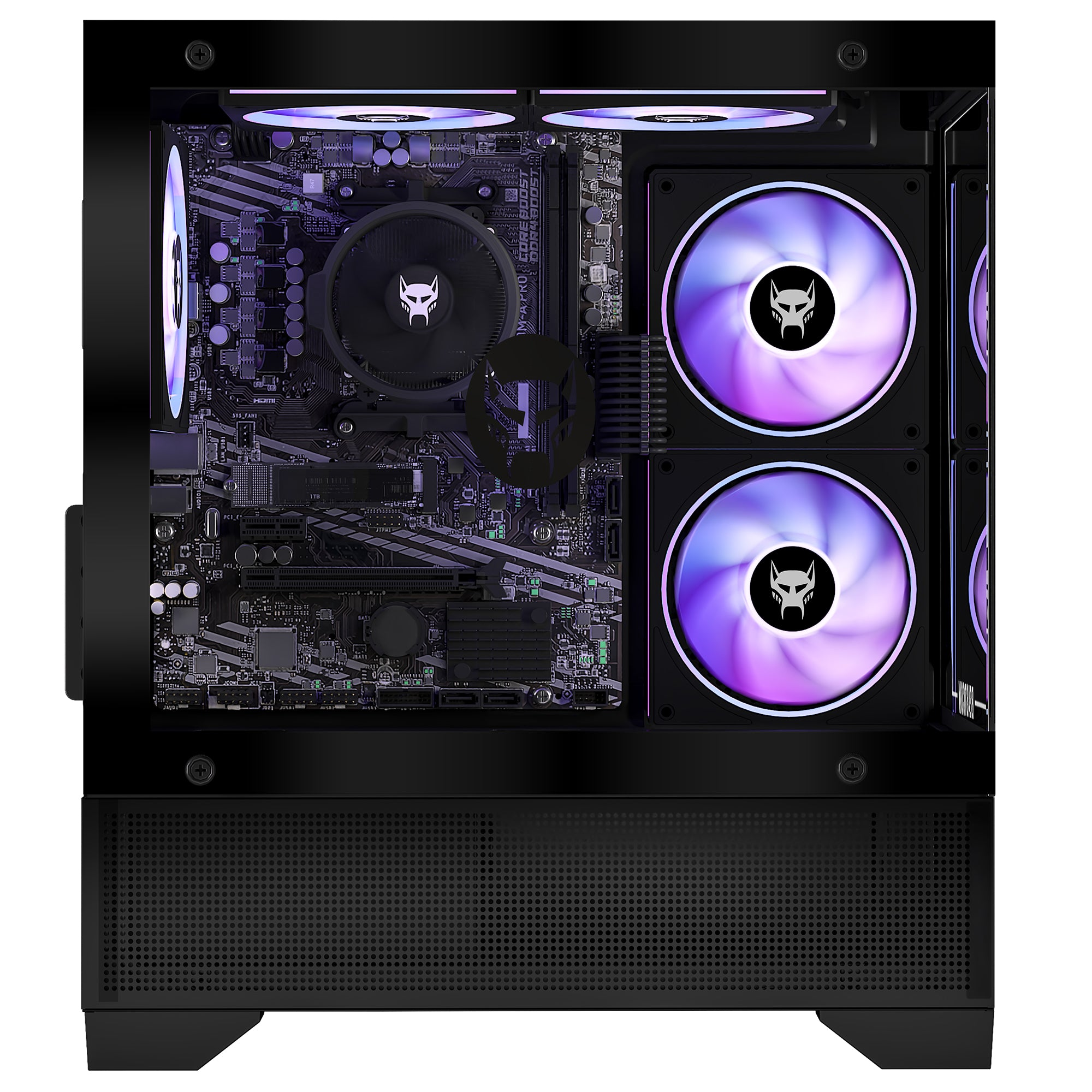 PC Gaming BEASTCOM Q3 Essential Gaming, AMD Ryzen™ 4300G, 32 GB RAM,  TB SSD, Radeon™ RX Vega 6, Windows 11 Pro, Negro