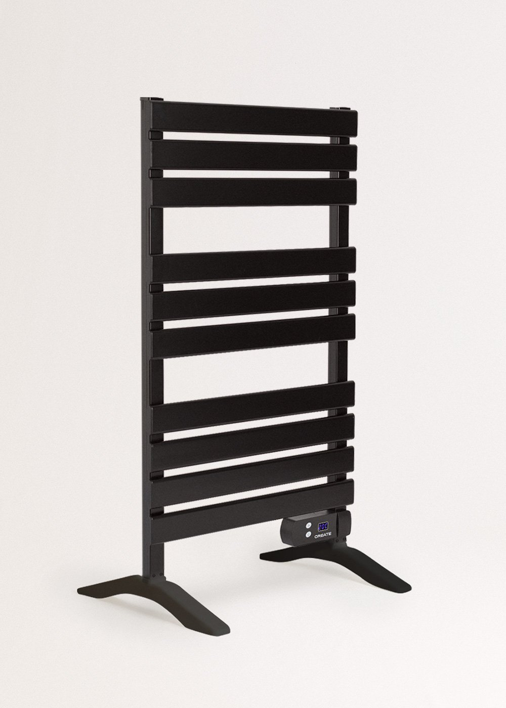 Toallero eléctrico CREATE WARM TOWEL Con patas sin estante, 500 W, Black