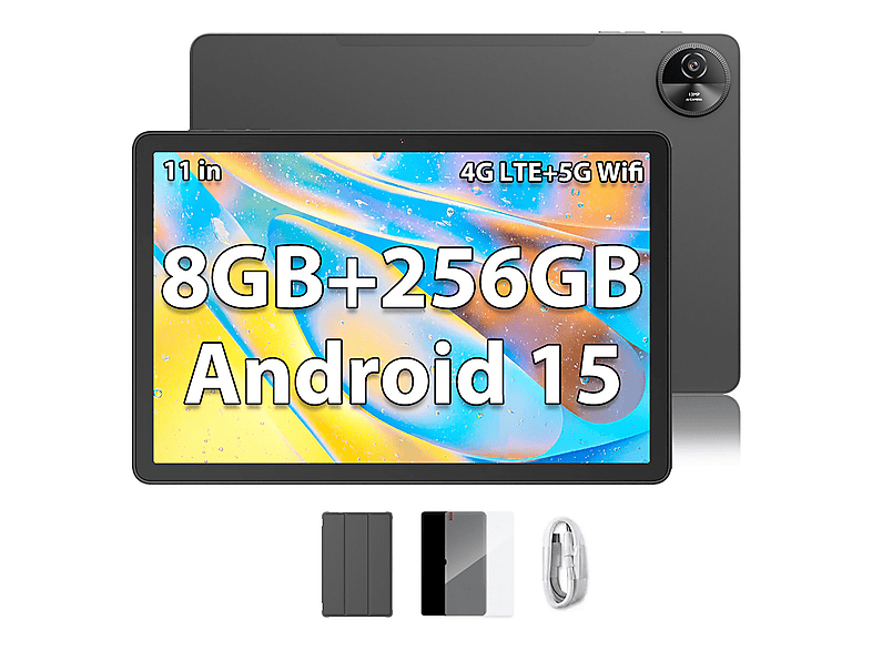 OSCAL Pad 90 Pro, Tablet, 256 GB, 11 Zoll, Grau