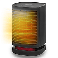 MediaMarkt AURONIC AU3132 - Elektrische kachel - 3 warmtestanden - 950W Ventilatorkachel Zwart aanbieding