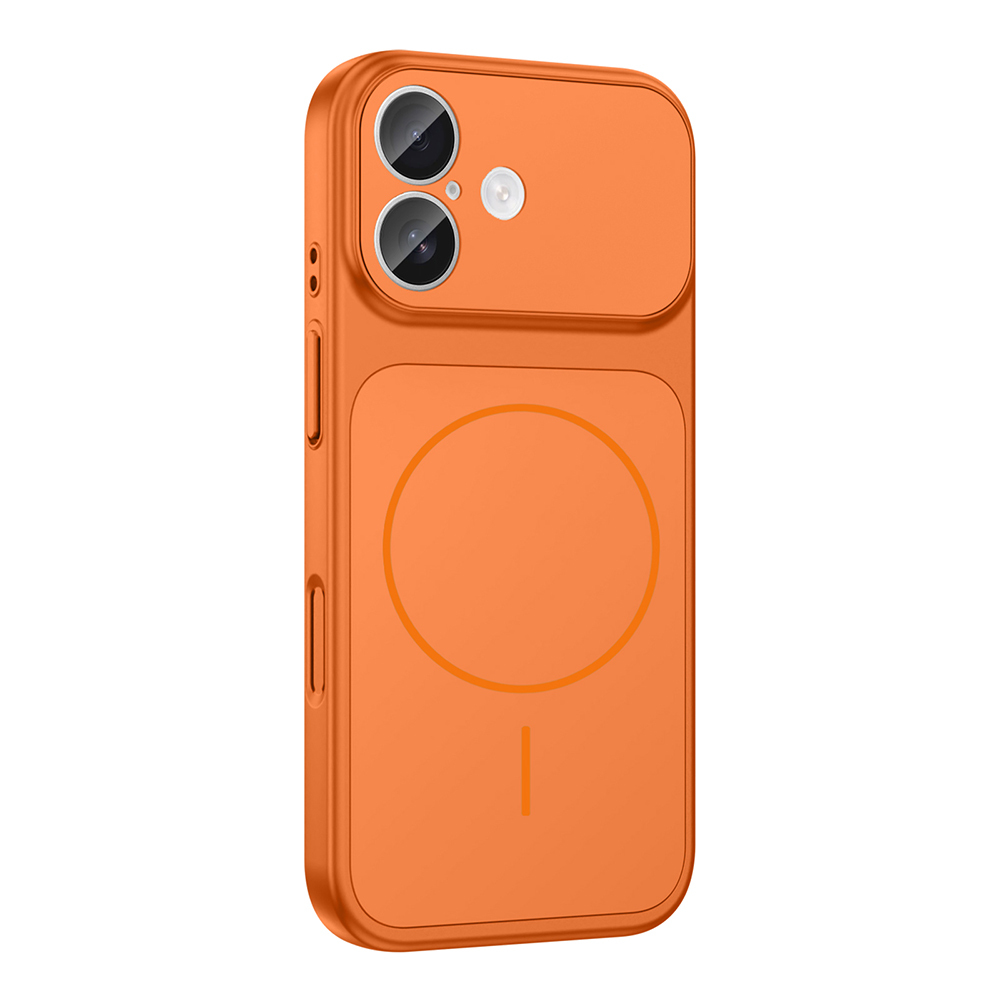 GPACK iPhone 17 Uyumlu Formen M-Safe Şarj Özellikli Kamera Korumalı Telefon Kılıfı Turuncu