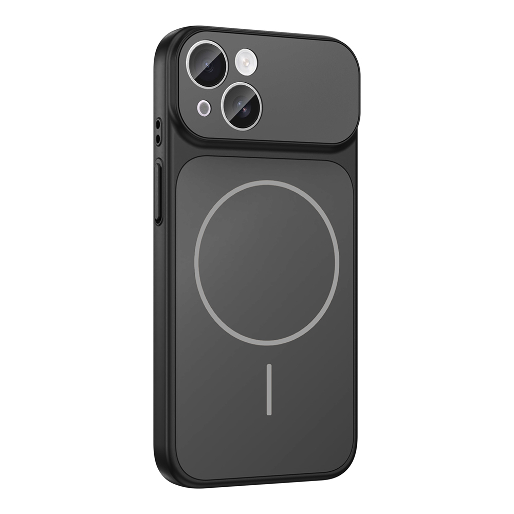 GPACK iPhone 13 Uyumlu Formen M-Safe Şarj Özellikli Kamera Korumalı Telefon Kılıfı Siyah