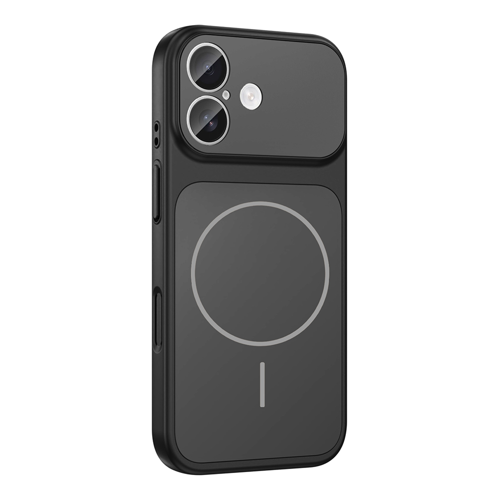 GPACK iPhone 17 Uyumlu Formen M-Safe Şarj Özellikli Kamera Korumalı Telefon Kılıfı Siyah