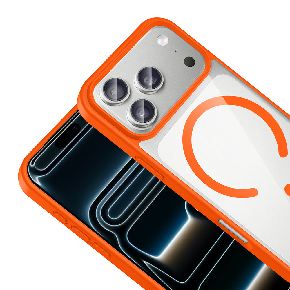 LOPARD iPhone 17 Pro Uyumlu Mgsafe Wireless Şarj Özellikli Silikon Ege Kapak Telefon Kılıfı Çok Renkli