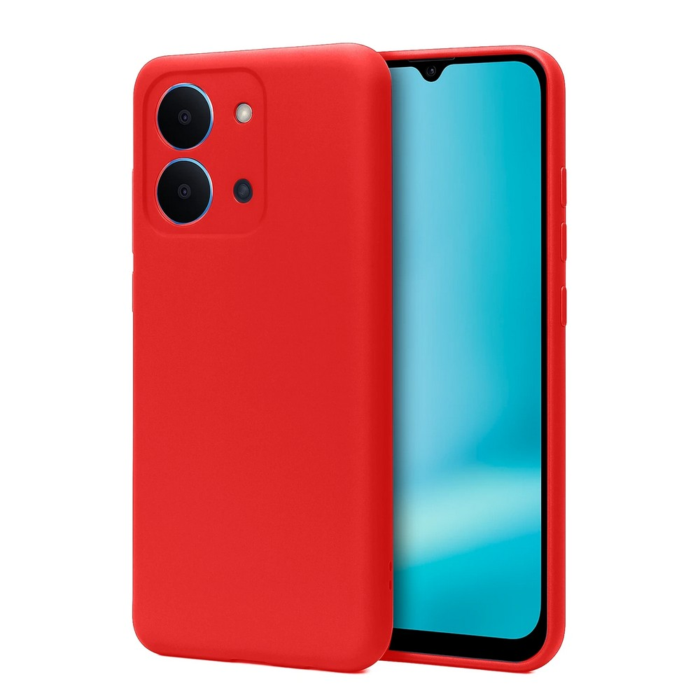 GPACK Xiaomi Redmi 15C Uyumlu First Silikon Telefon Kılıfı Kırmızı