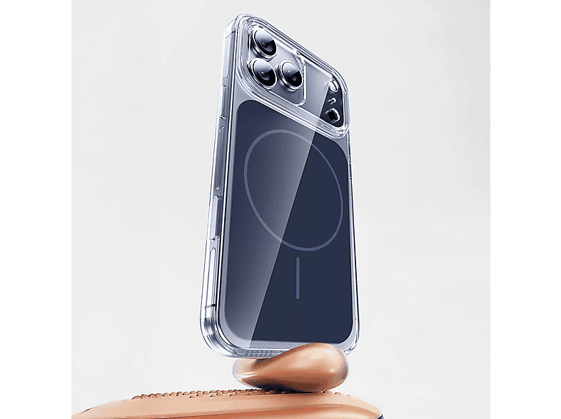 GPACK iPhone 17 Pro Uyumlu Lugano Kamera Kontrol Butonlu M-Safe Şarj Özellikli Telefon Kılıfı Lacivert