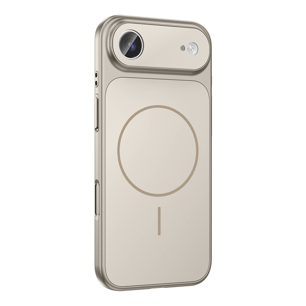 GPACK iPhone 17 Air Uyumlu Formen M-Safe Şarj Özellikli Kamera Korumalı Telefon Kılıfı Gri