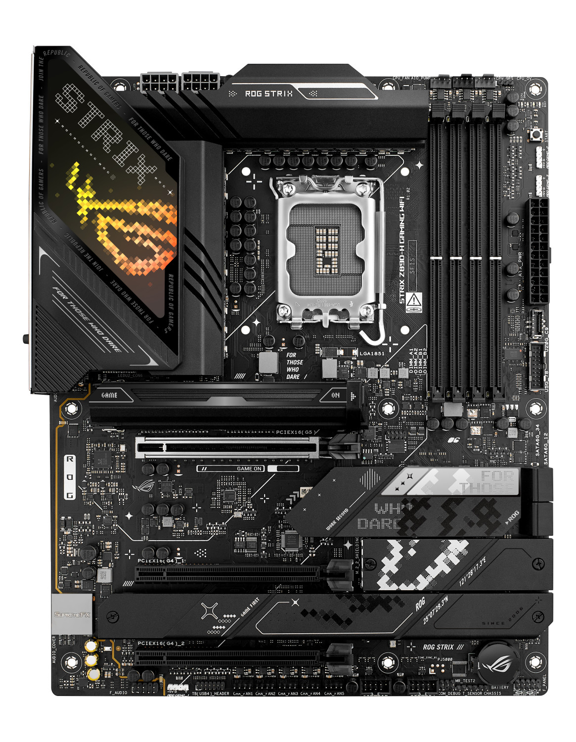 ASUS ROG Strix Z890-H Gaming Wi-Fi 9066MHz (OC) DDR5 M.2 HDMI DP Intel Z890 DDR5 ATX Anakart