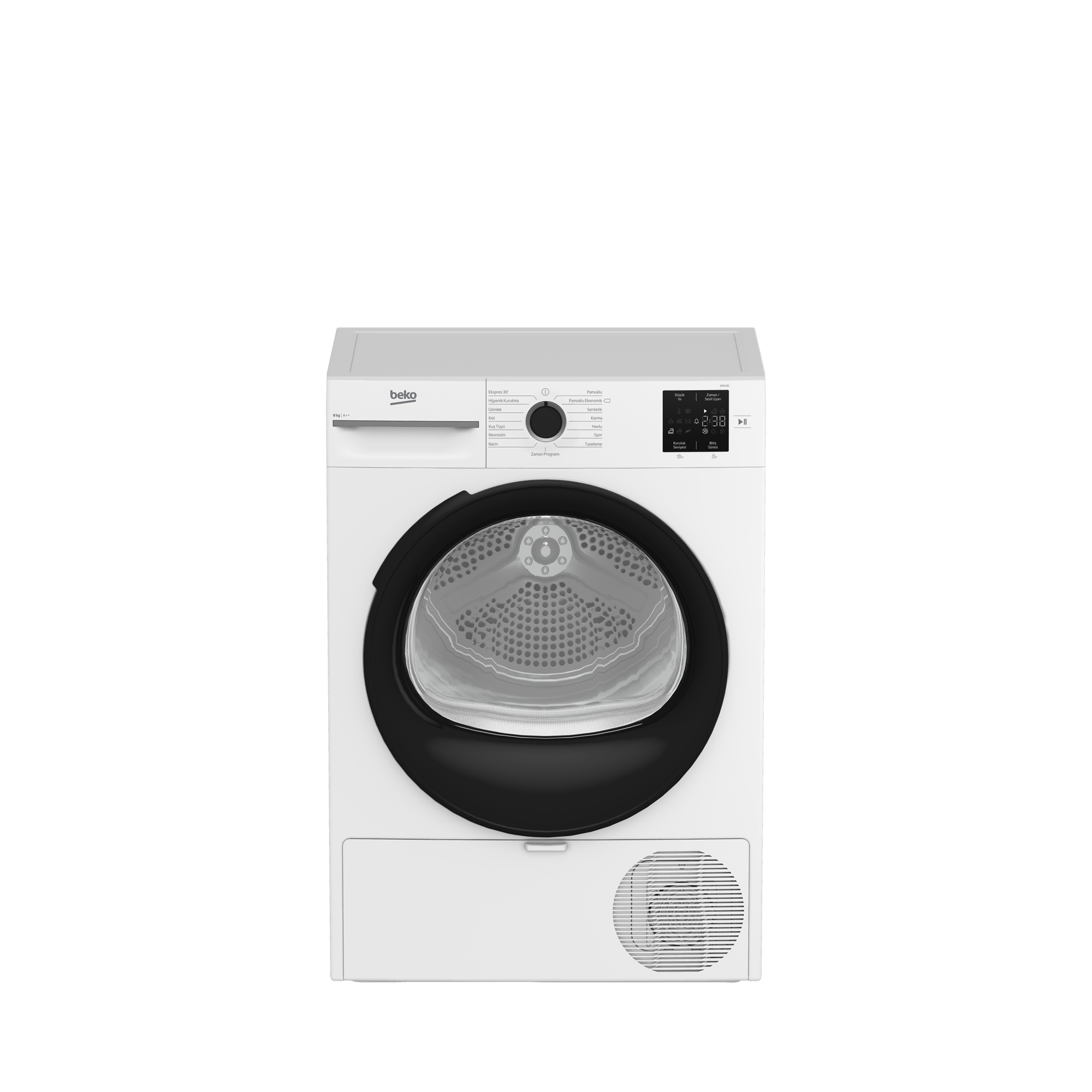 BEKO KMX 90 E Enerji Sınıfı 9 kg Isı Pompalı Kurutma Makinesi Beyaz