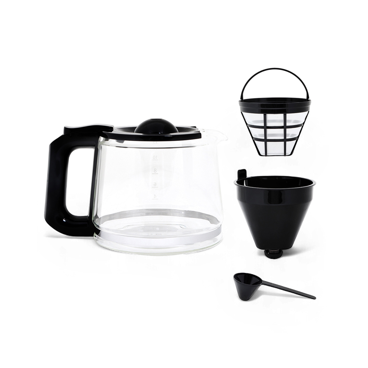 ANY MORNING SH21615S 900W 1.5L Dokunmatik LCD Ekranlı  Ayarlanabilir Filtre Kahve Makinesi Gümüş