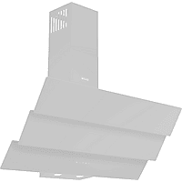 MediaMarkt WIGGOWE-A943G(W) Muur bevestigde kap - Breedte 90 cm - 615 m³/h aanbieding