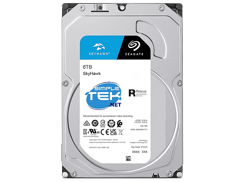 C*C様 Seagate SkyHawk 6TB HDD SEAGATE ST6000VX009 6 TB HDD | MediaMarkt