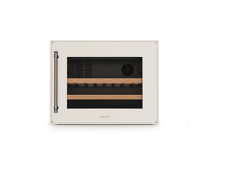 KLARSTEIN Vinsider Victoria 28 U Weinkühlschrank (EEK G, Vintage-Creme)