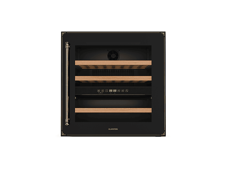 KLARSTEIN Vinsider Victoria 36 D Weinkühlschrank (EEK G, Schwarz)