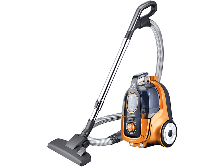 HEINNER HVC-V750OR Freistehend Staubsauger, maximale Leistung: 750 Watt, Orange)