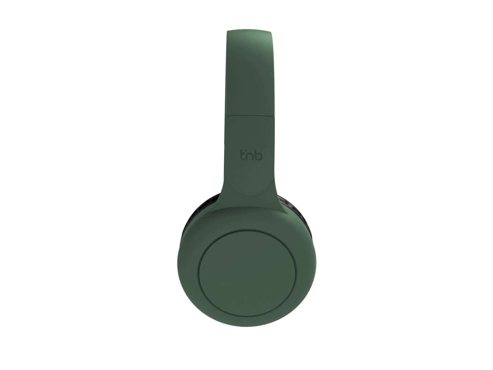 Una cuffia TNB verde è mostrata su sfondo bianco. La cuffia è centrata e leggermente inclinata.