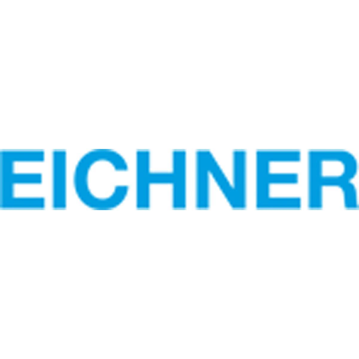 Das Wort EICHNER steht in blauen Blockbuchstaben auf weißem Hintergrund.