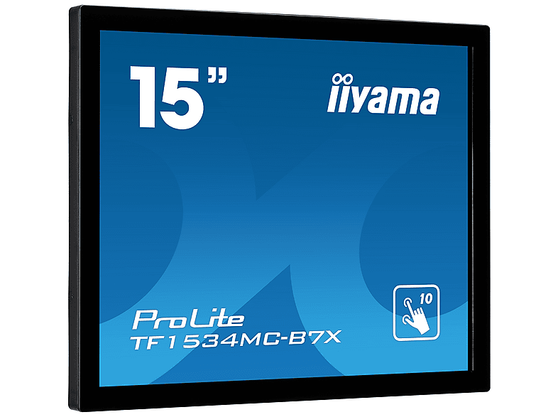 IIYAMA TF1534MC-B7X 15 Zoll XGA Monitor (8 ms Reaktionszeit , 60Hz , 60 Hz nativ)