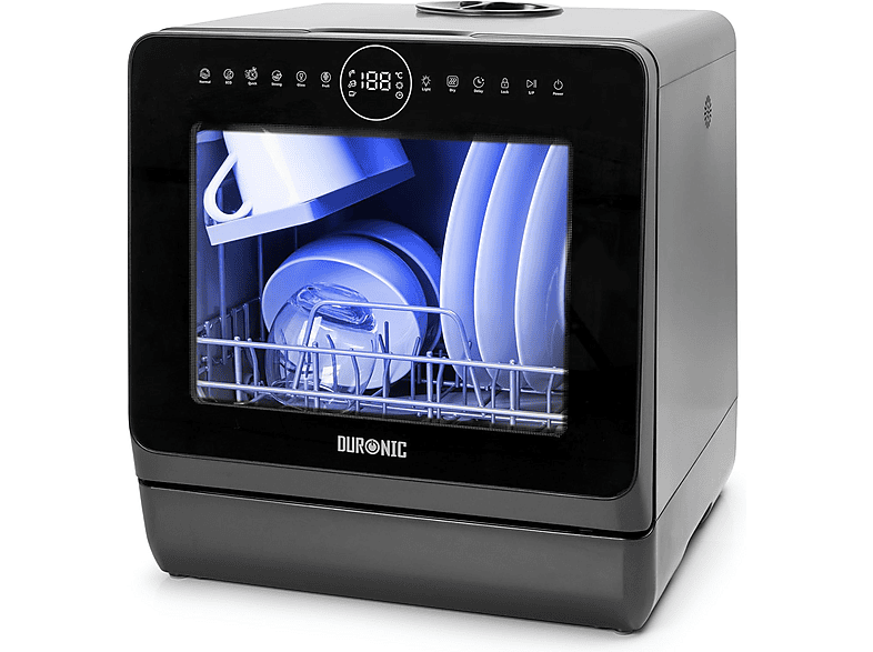 DURONIC DW5 BK Spülmaschine (freistehend, 42,8 cm breit, D)