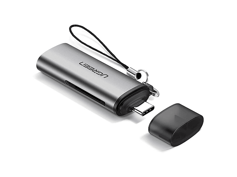 UGREEN USB-C Kartenleser – Bis 104 MB/s, Mit USB 2.0 Anschluss, Kompatibel Mit IPhone 15, Galaxy, IPad