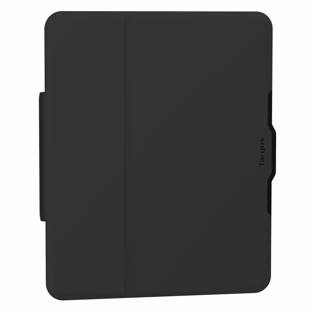 A black tablet case with a magnetic closure. The Targus brand is visible on the right side.