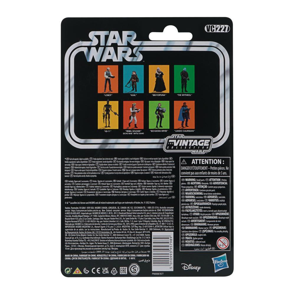 Una confezione di giocattoli di Star Wars con action figure di diversi personaggi.