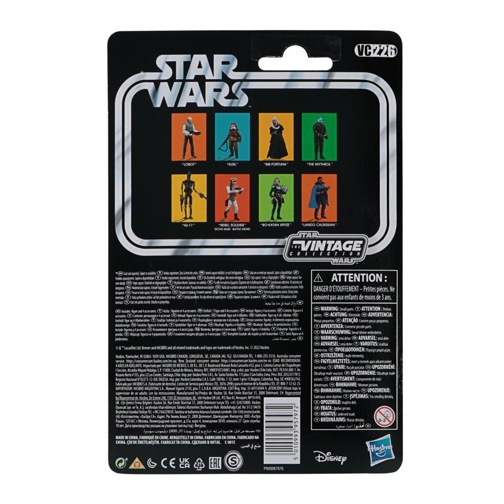 Confezione di giocattoli di Star Wars. Sono esposte le figure dei personaggi. Il testo include avvertenze e il logo Disney.