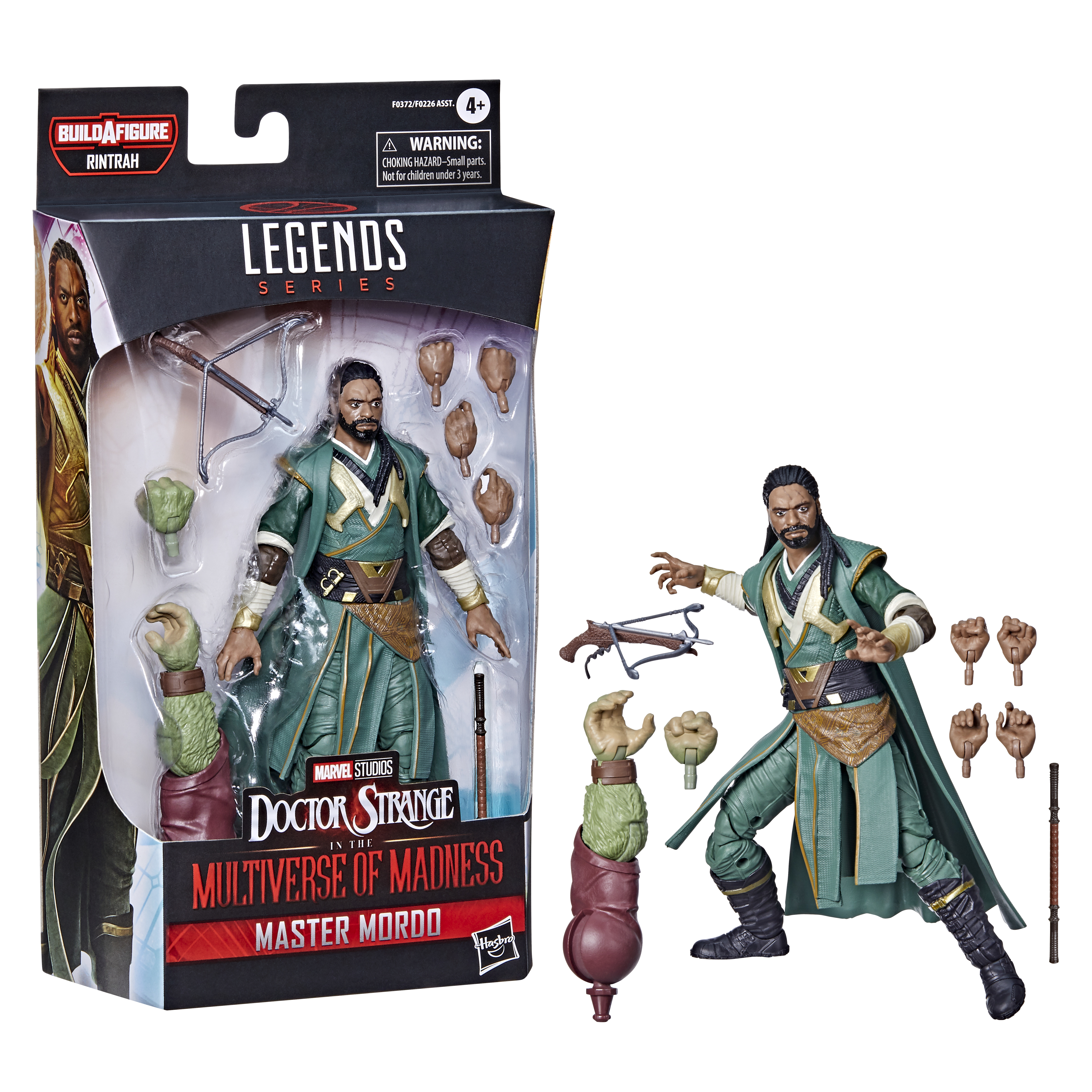 Action figure di Master Mordo da Multiverse of Madness di Marvel. Include figura, accessori e confezione.