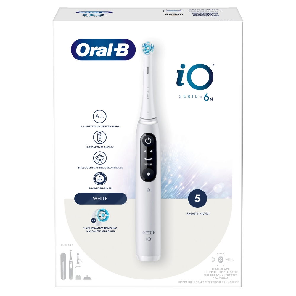ORAL-B IO SERIES 6 WHITE JAS22 Elektrische Zahnbürste White