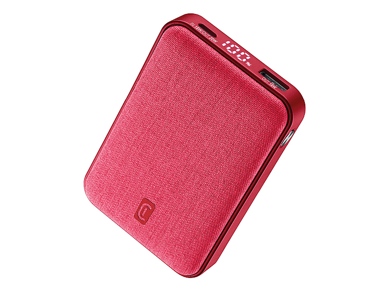 CELLULARLINE 8018080491054 Powerbank 10000 mAh Rot