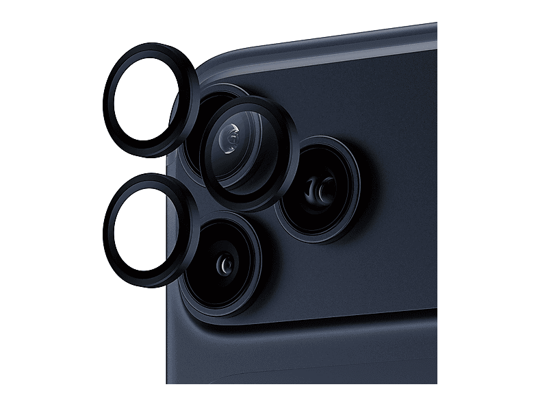PANZERGLASS Hoops iPhone 17 Pro | 17 Pro Max | 16 Pro | 16 Pro Max Black Kamera Lens Koruyucu