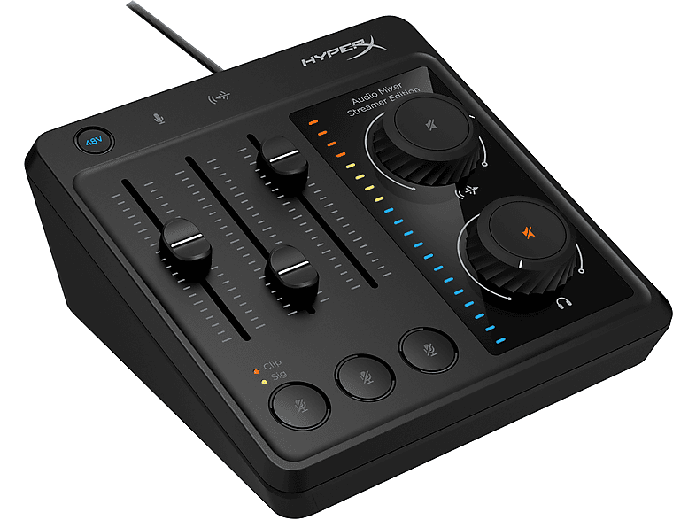 HYPERX 73C12AA AUDIO MIXER Audio Mixer, Schwarz | SATURN